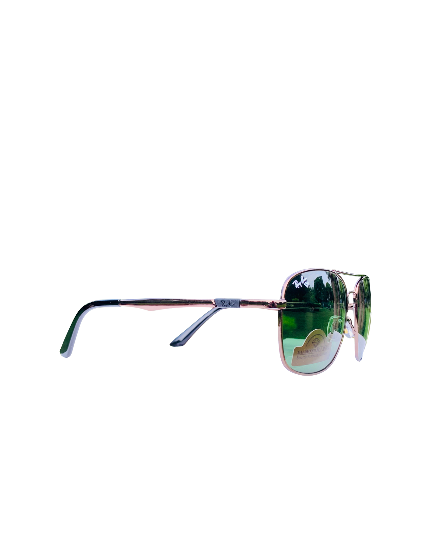 Aviator Green Sunglasses
