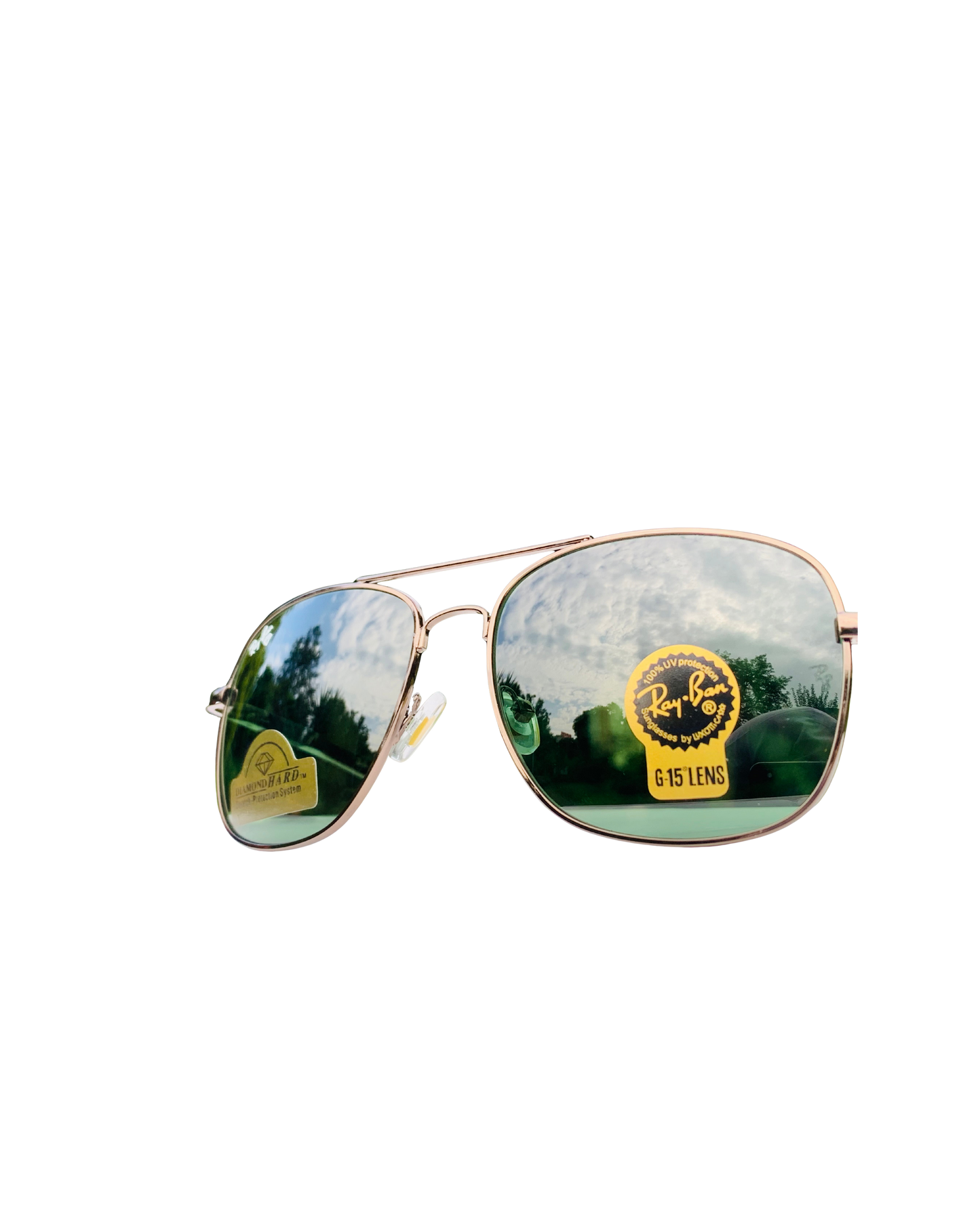 Aviator Green Sunglasses