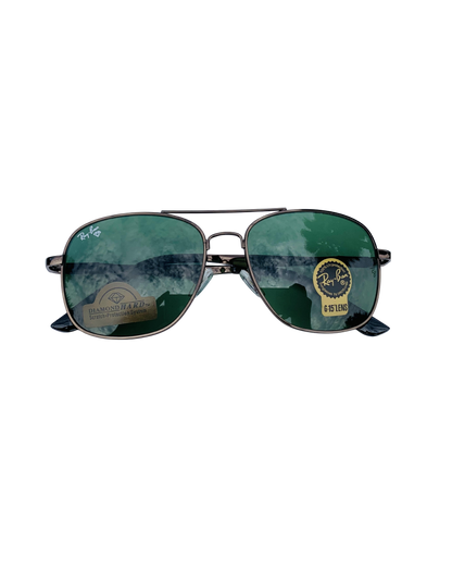 Aviator Green Sunglasses