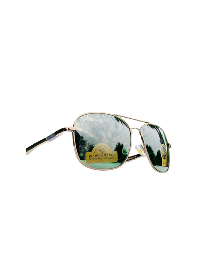 Aviator Green Sunglasses