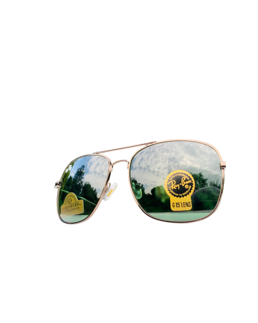 Aviator Green Sunglasses