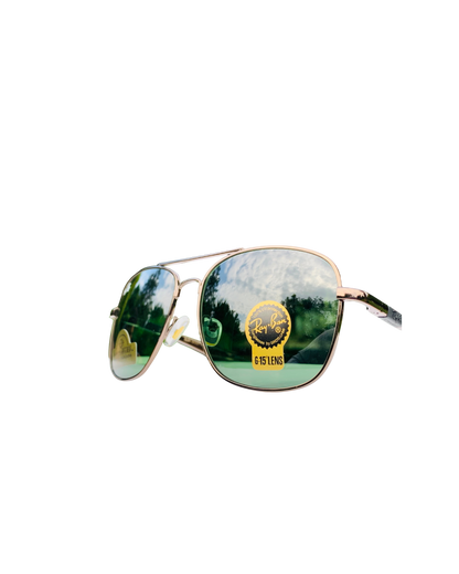 Aviator Green Sunglasses