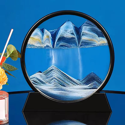 3D Hourglass Quicksand Moving