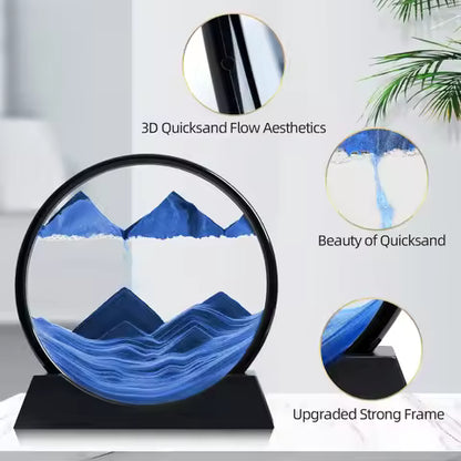 3D Hourglass Quicksand Moving